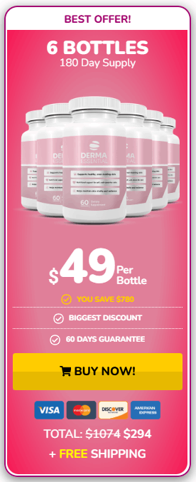 derma essential 6 bottles price